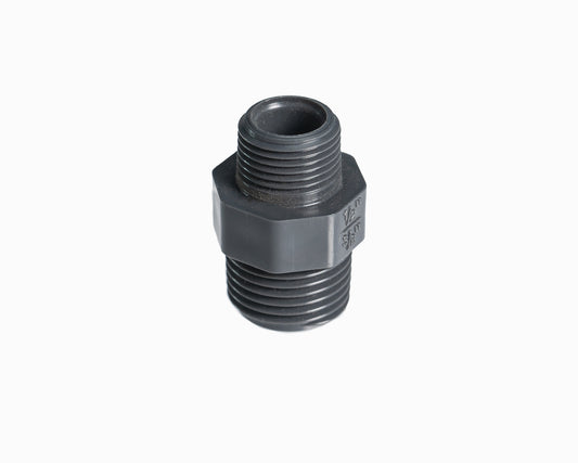 Ionic Systems 1/2in. m x 3/8 in.m Plastic Reducer R0984